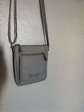 Vera Bradley Gray Quilted Crossbody Bag